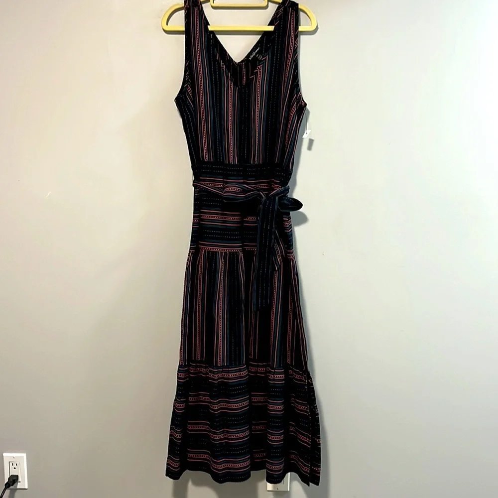 Tribal Femme V-Neck Maxi Tiered Dress size Large - Picture 6 of 6